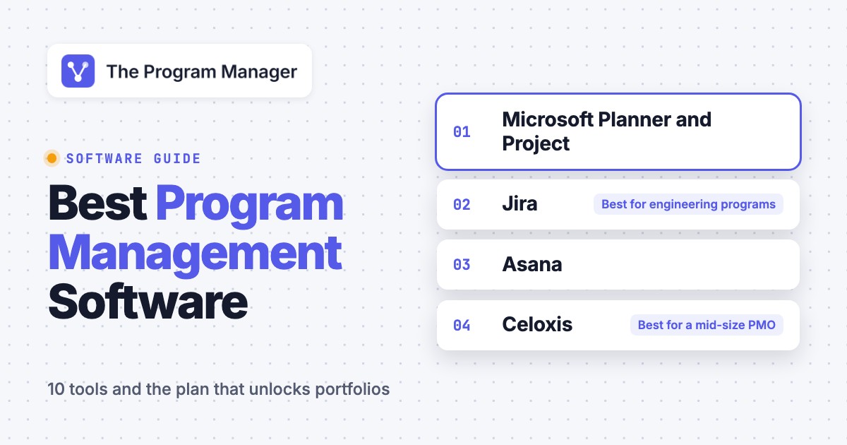 Best Program Management Software